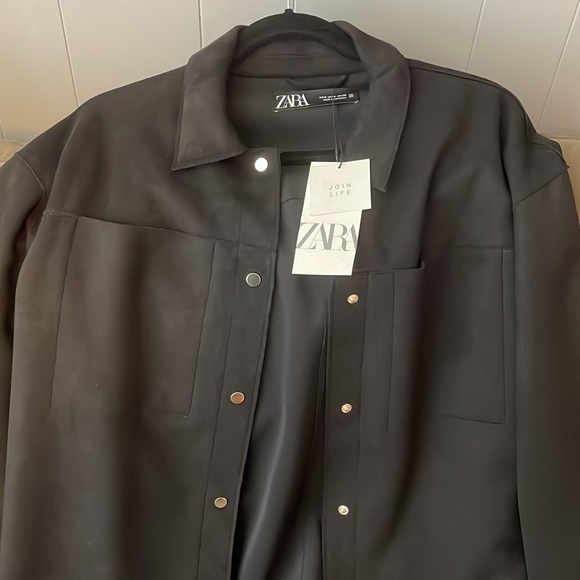 Zara Tops - Zara soft sueded button up to wear over dresses or on its own